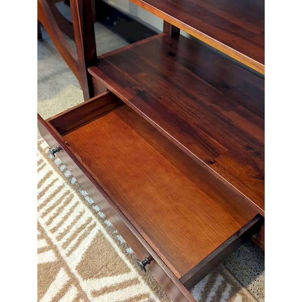 Casual Contemporary Living Solid Acacia TV Stand