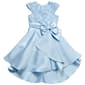 Girls (7-16) Bonnie Jean Cap Sleeves Mesh Dress w/ Bow - image 2
