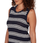Womens Emaline Summer In The City Stripe Sweater Vest - image 5