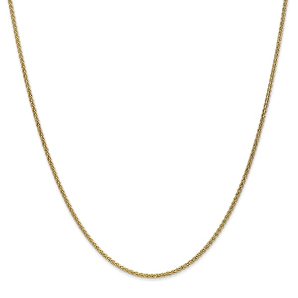 Adult Unisex Gold Classics&#40;tm&#41; 10kt. Polished Spiga Chain Necklace