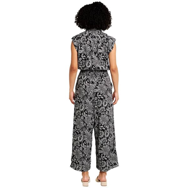Womens Nautica Sleeveless Batik Paisley Jumpsuit