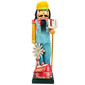 Santa''s Workshop 14in. Red Barn Farmer Nutcracker - image 1