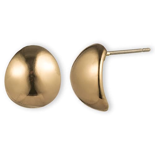 Gloria Vanderbilt Gold-Tone Ball Stud Earrings - image 