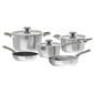 BergHOFF Bolt 8pc. Stainless Steel Cookware Set w/ Glass Lids - image 2