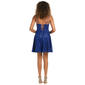 Juniors Emerald Sundae Embroidered Lace Mesh Skater Dress - image 3
