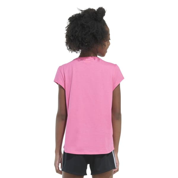 Girls (7-16) adidas® Cap Sleeve Bubble Text Tee