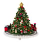 Kurt Adler 6in. Christmas Tree w/ Revolving Train Music Box - image 3