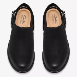 Womens Clarks Kynnzie Mule Black Dress Shoes