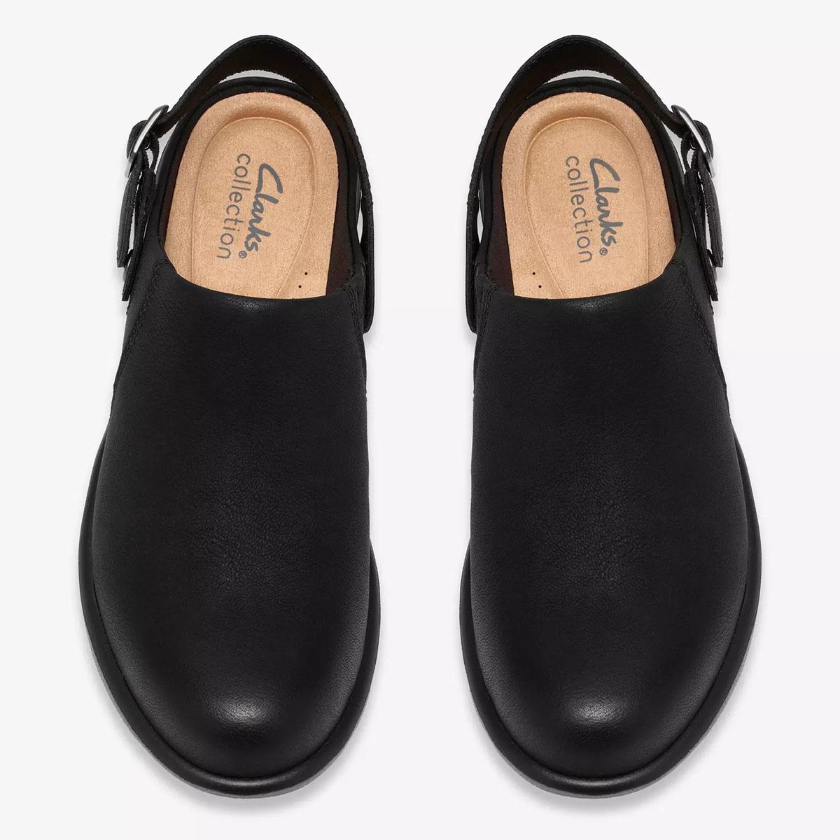Womens Clarks Kynnzie Mule Black Dress Shoes