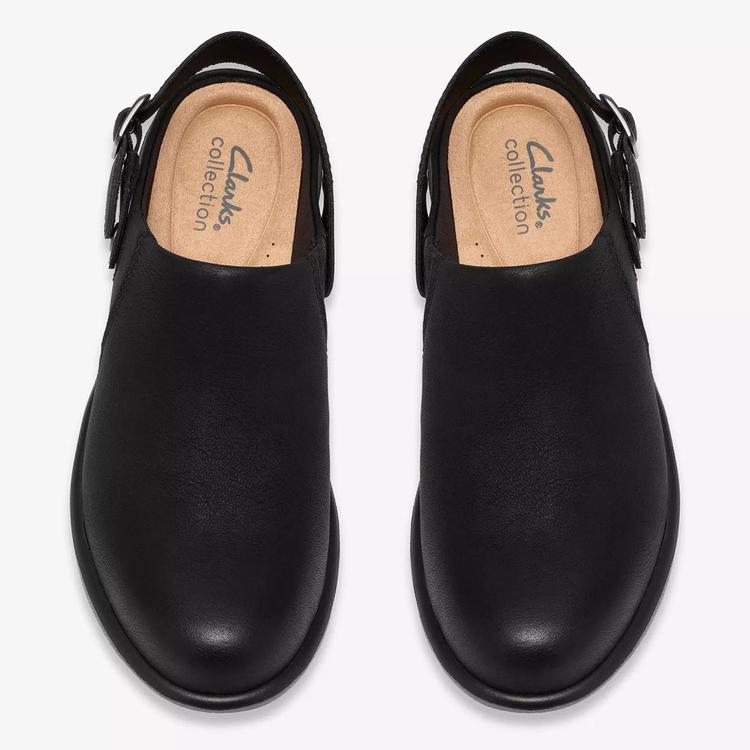 Womens Clarks Kynnzie Mule Black Dress Shoes