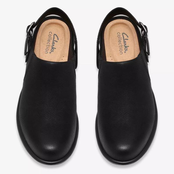 Womens Clarks Kynnzie Mule Black Dress Shoes