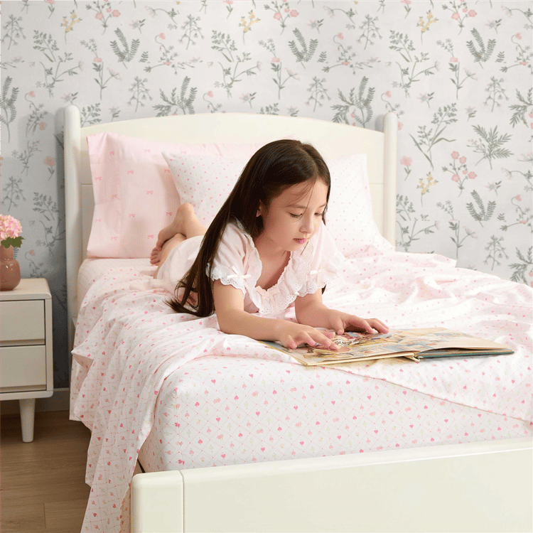 Laura Ashley® Kids Heart Geo Ditsy Sheet Set