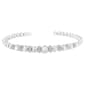 Diamond Classics&#8482; Sterling Silver Diamond Bangle Bracelet - image 4