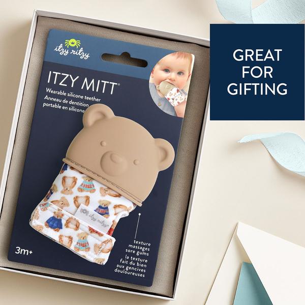 Baby Unisex Itzy Ritzy Vintage Bear Mitt Teether