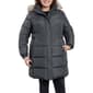 Plus Size London Fog 35in Puffer Jacket w/Faux Fur Hood - image 1
