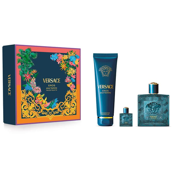 Versace Eros Eau de Toilette 3pc. Gift Set - $178 Value - image 