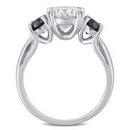 Diamond Classics™ 10kt. 3-Stone Black Diamond Ring