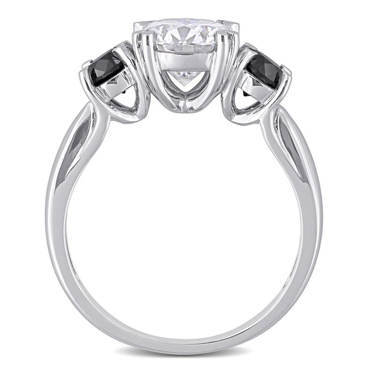 Diamond Classics™ 10kt. 3-Stone Black Diamond Ring