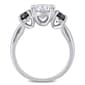 Diamond Classics&#8482; 10kt. 3-Stone Black Diamond Ring - image 4