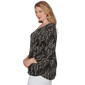 Plus Size Emaline Key Items 3/4 Sleeve Abstract Dot Tee - image 4
