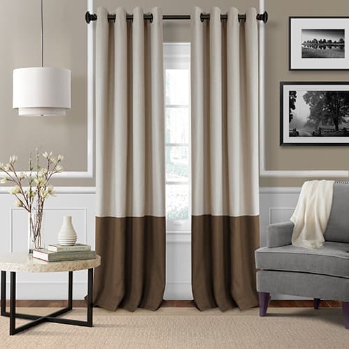 Elrene Braiden Room Darkening Grommet Curtain Panel