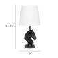 Simple Designs 17.25in. Decorative Chess Horse Table Lamp - image 6