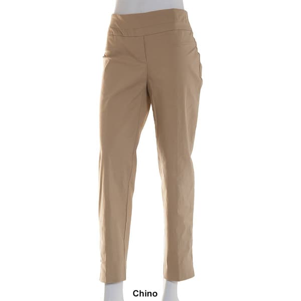 Petite Zac & Rachel Millennium Solid Pull On Ankle Pants