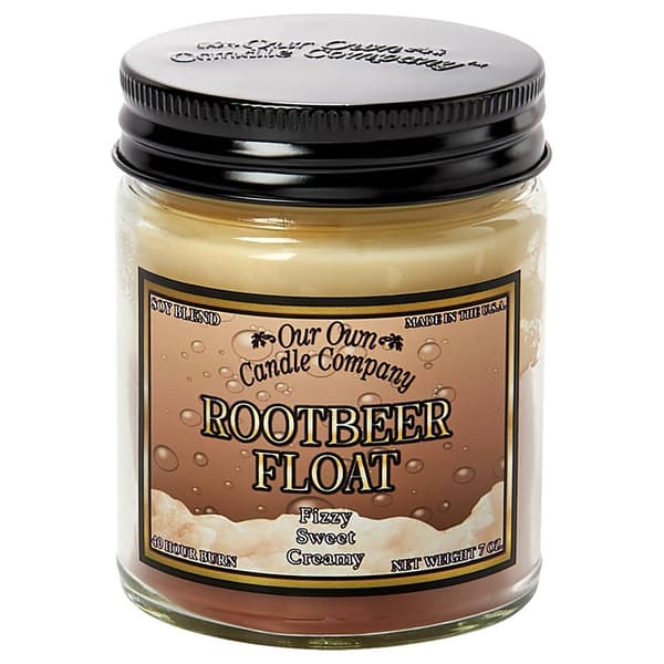 Our Own Candle Company 7oz. Root Beer Float Jar Candle