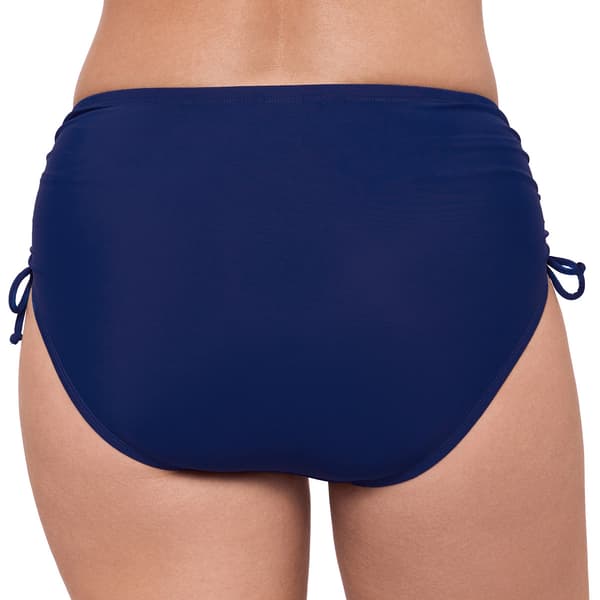 Womens American Beach Adjustable Side High Waist Swim Bottoms