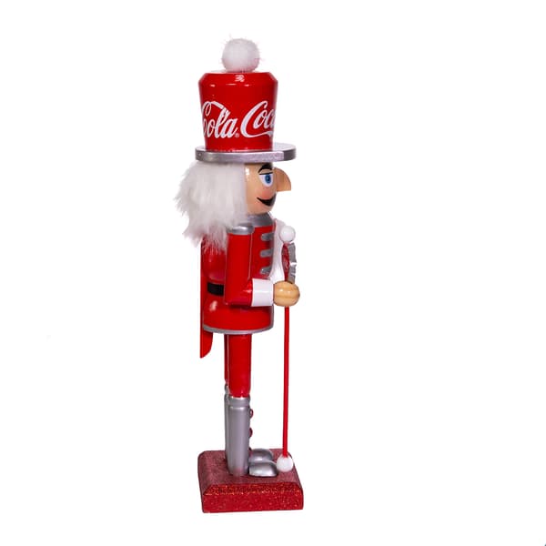 Kurt S. Adler 10in. Wooden Coca-Cola&#174; Nutcracker