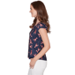Petite Emaline Sapphire Serenade II Cap Sleeve Lobster Tee - image 4