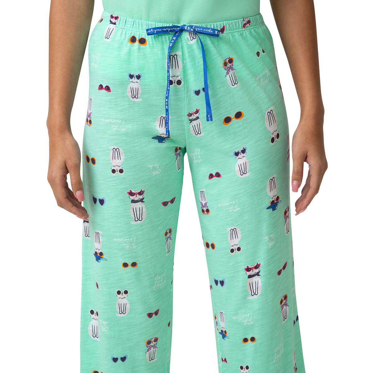 Plus Size HUE® Tabbies On The Town Pajama Capris
