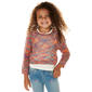 Girls (4-6x) No Comment Rainbow Space Dye Mesh 2Fer Top w/ Tank - image 1