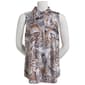 Womens Emily Daniels Sleeveless Metallic Swirl Button Down Blouse - image 2