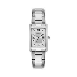 Womens Caravelle Classic Rectangular Steel Watch - 43L203