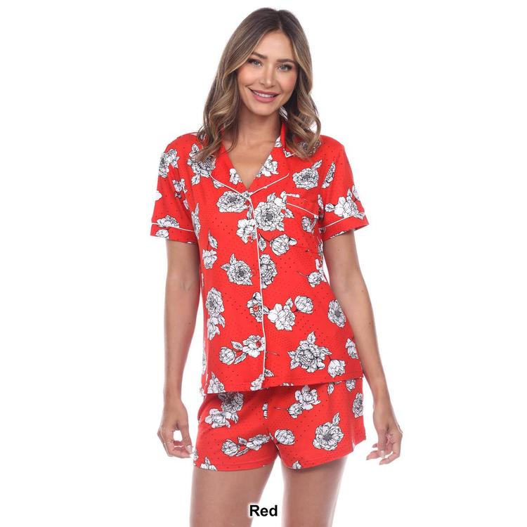 Womens White Mark 2pc. Floral Pajama Set