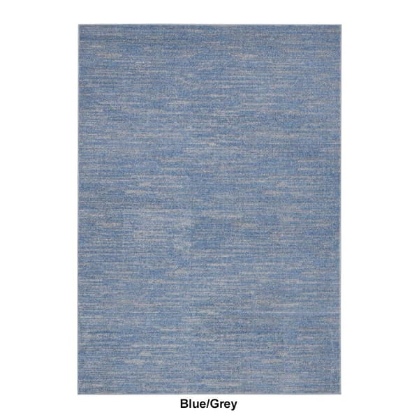 Nourison Essentials Two-Tone Indoor/Outdoor Large Area Rug