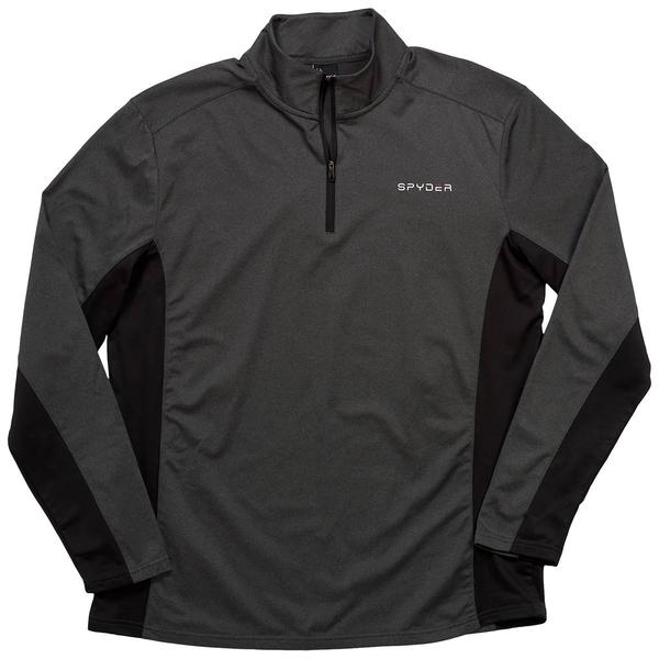 Mens Big & Tall Spyder 1/4 Zip Long Sleeve Shirt - image 