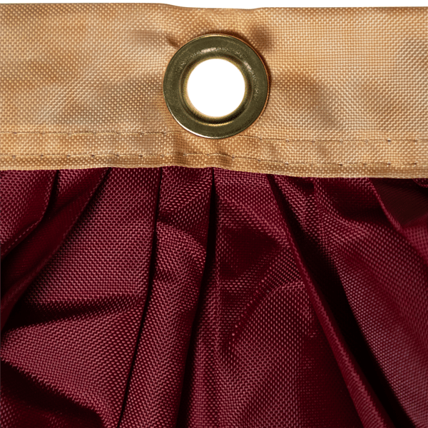 Northlight Tea-Stained Pleated USA Patriotic Bunting Flag