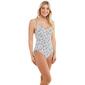 Juniors Cyn & Luca Ditsy Floral Tie Shoulders One Piece Swimsuit - image 2