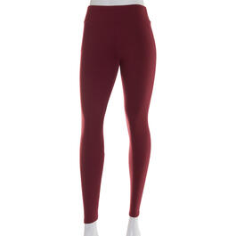Juniors Eye Candy Solid Peached Brushed Leggings