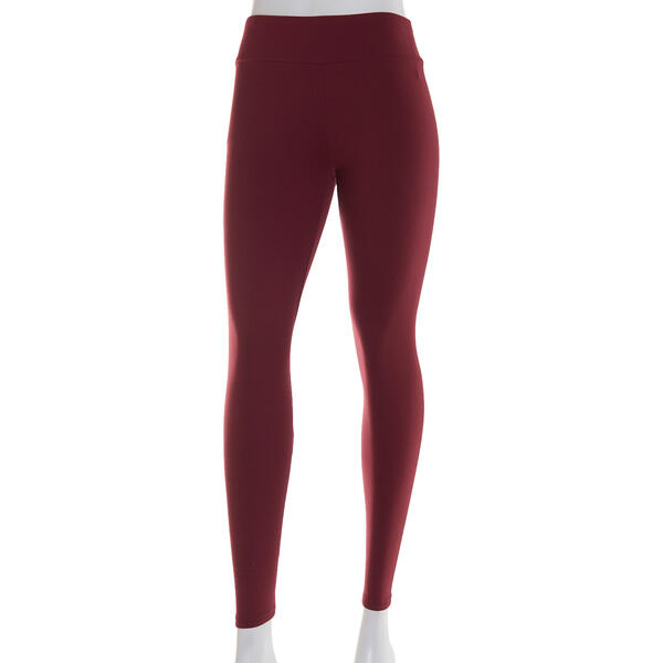 Juniors Eye Candy Solid Peached Brushed Leggings - image 