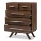 Baxton Studio Auburn 5 Drawer Dresser - image 4