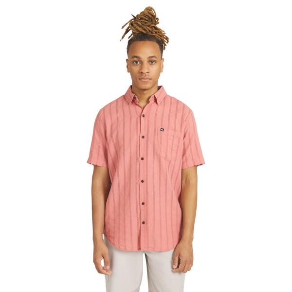Mens Quiksilver Barge Point Collar Button Down Shirt
