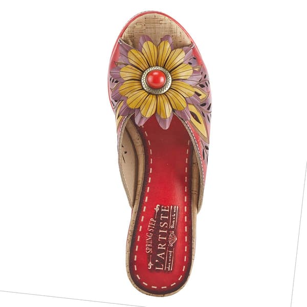 Womens L&#8217;Artiste by Spring Step Bloom Slide Wedge Sandals
