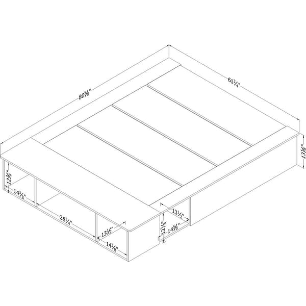 South Shore Vito Full Storage Bed