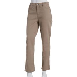 Trendy Gloria Vanderbilt Brown Cargo Capris 20W