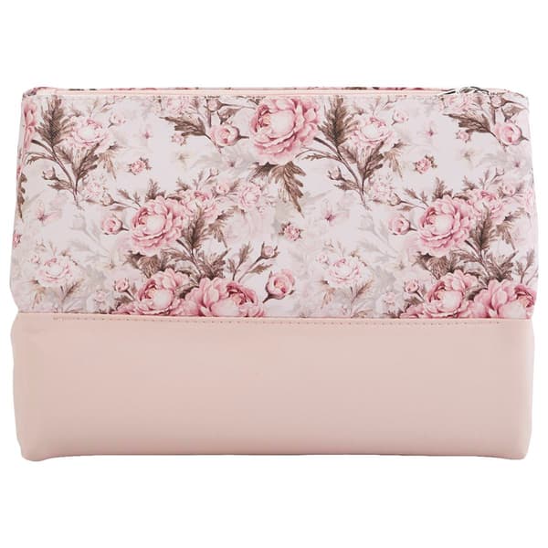 Tahari Pyramid Floral Cosmetic Case