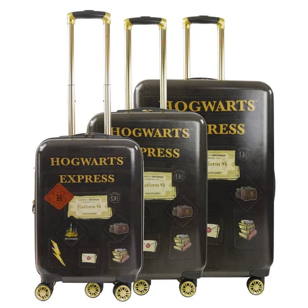 FUL Harry Potter 3pc. Hogwarts Express Black Luggage Set