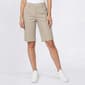 Womens Napa Valley Solid Button Loop Bermuda Shorts - image 9